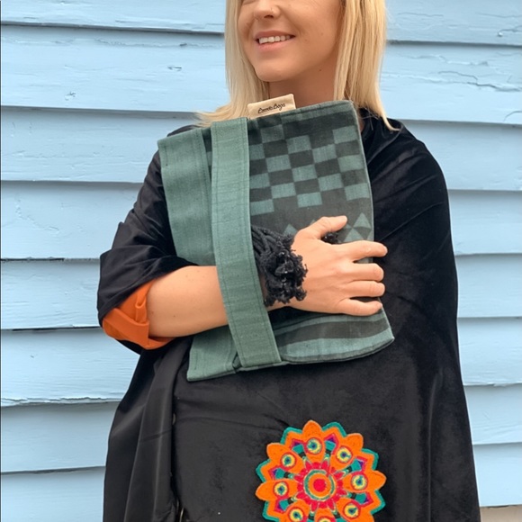 Clutch pure linen and Egyptian cotton